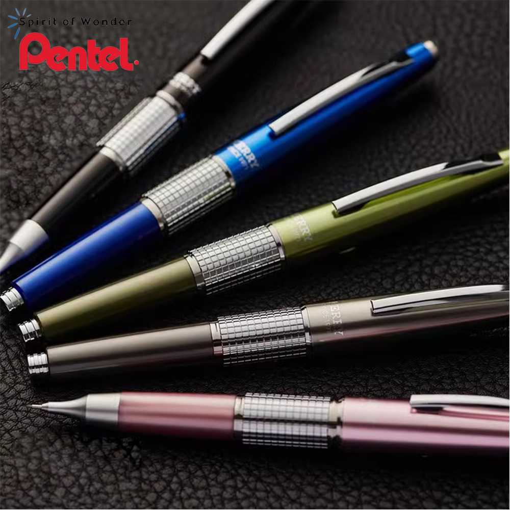 Pentel Pen Energel - Pentel-Porte-mines KERRY P1035 en métal, 0.5mm,