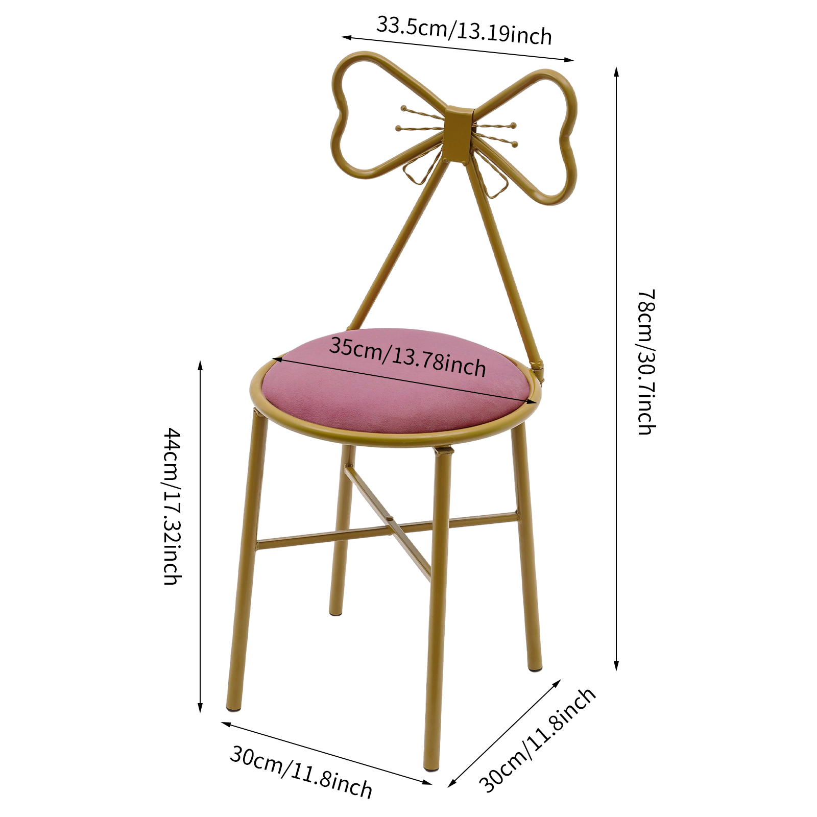 Chaise de maquillage rose papi - Metal Photo Panel avis et prix