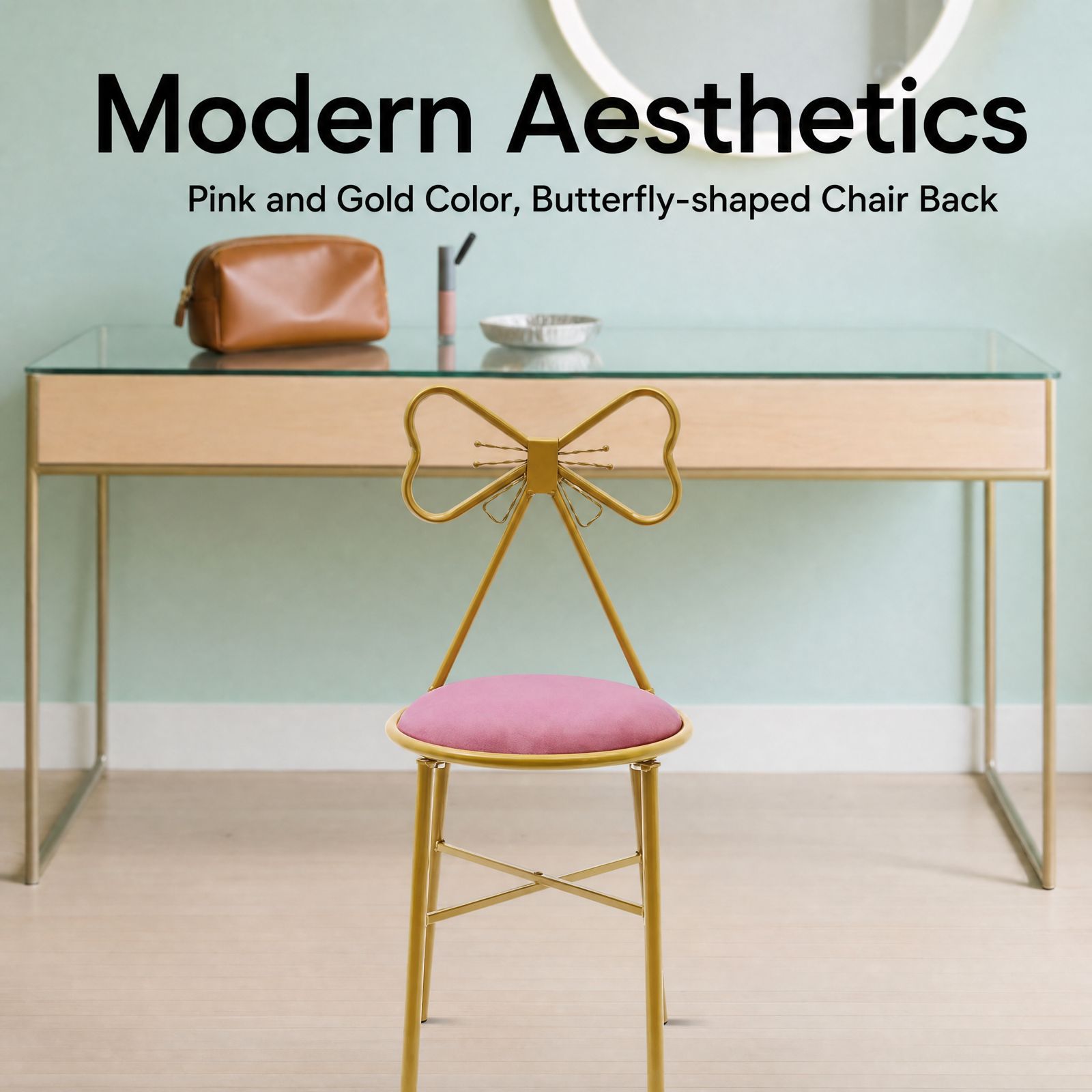 Chaise de maquillage rose papi - Metal Photo Panel avis et prix